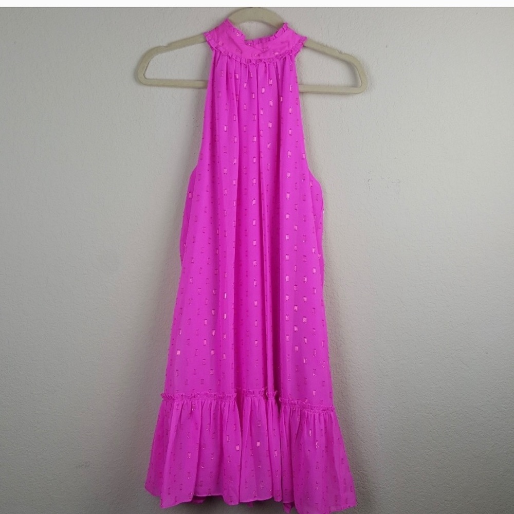 Trina Turk | Fuchsia Halter Dress